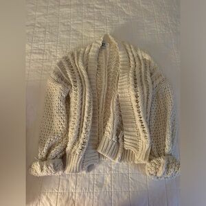 Princess Polly cream cardigan